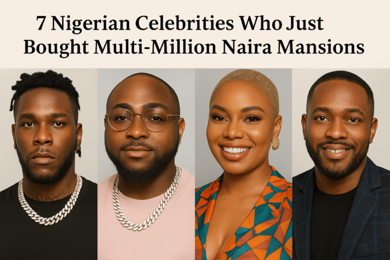 multi-million naira mansions of Nigerian celebrities